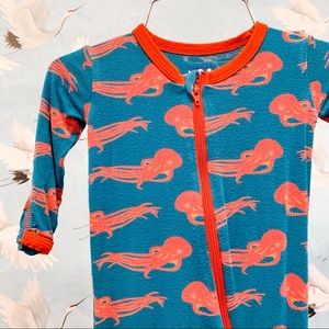 Kickee Pants octopus print footie